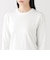 婦人　天竺編みクルーネック長袖Ｔシャツ