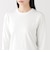 婦人　天竺編みクルーネック長袖Ｔシャツ