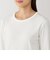 婦人　あったか綿　厚手　クルーネック長袖Ｔシャツ