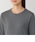 婦人　あったか綿　厚手　クルーネック長袖Ｔシャツ