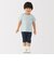 ベビー　おなかすっぽり　七分丈サルエルパンツ