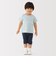 ベビー　おなかすっぽり　七分丈サルエルパンツ