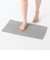 残糸を一部に使った　バスマット