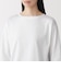 婦人　天竺編みボートネック七分袖Ｔシャツ