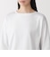 婦人　天竺編みボートネック七分袖Ｔシャツ