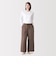 婦人　ふんわりしぼガーゼ　ロングパンツ