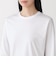 婦人　天竺編みクルーネック長袖Ｔシャツ