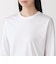 婦人　天竺編みクルーネック長袖Ｔシャツ