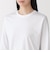 婦人　天竺編みクルーネック長袖Ｔシャツ