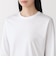 婦人　天竺編みクルーネック長袖Ｔシャツ