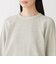婦人　ワッフル編みクルーネック長袖Ｔシャツ
