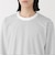 紳士　天竺編みクルーネック長袖Ｔシャツ（ボーダー）
