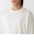 紳士　天竺編みクルーネック長袖Ｔシャツ