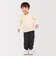 ベビー　あたまするっと両面起毛クルーネック長袖Ｔシャツ