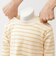 ベビー　あたまするっと両面起毛クルーネック長袖Ｔシャツ