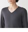 紳士　あったか綿　Ｖネック長袖Ｔシャツ