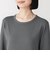 婦人　あったか綿　厚手　クルーネック長袖Ｔシャツ