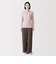 婦人　あったか綿　厚手　クルーネック長袖Ｔシャツ