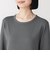 婦人　あったか綿　厚手　クルーネック長袖Ｔシャツ