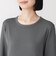 婦人　あったか綿　厚手　クルーネック長袖Ｔシャツ