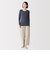 婦人　あったか綿　クルーネック長袖Ｔシャツ