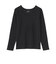 婦人　あったか綿　厚手ジャカード　Ｕネック長袖Ｔシャツ