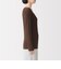 婦人　あったか綿　厚手ジャカード　Ｕネック長袖Ｔシャツ