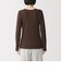 婦人　あったか綿　厚手ジャカード　Ｕネック長袖Ｔシャツ