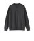 紳士　素材に還るワッフル編みヘンリーネック長袖Ｔシャツ