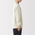 紳士　素材に還るワッフル編みヘンリーネック長袖Ｔシャツ