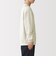紳士　素材に還るワッフル編みヘンリーネック長袖Ｔシャツ