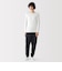 紳士　あったか綿　厚手　クルーネック長袖Ｔシャツ