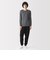 紳士　あったか綿　厚手　クルーネック長袖Ｔシャツ