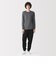 紳士　あったか綿　厚手　クルーネック長袖Ｔシャツ