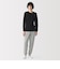 紳士　あったか綿　厚手　クルーネック長袖Ｔシャツ