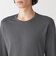 紳士　あったか綿　厚手　クルーネック長袖Ｔシャツ