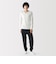 紳士　あったか綿　厚手　Ｖネック長袖Ｔシャツ