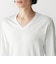 紳士　あったか綿　厚手　Ｖネック長袖Ｔシャツ