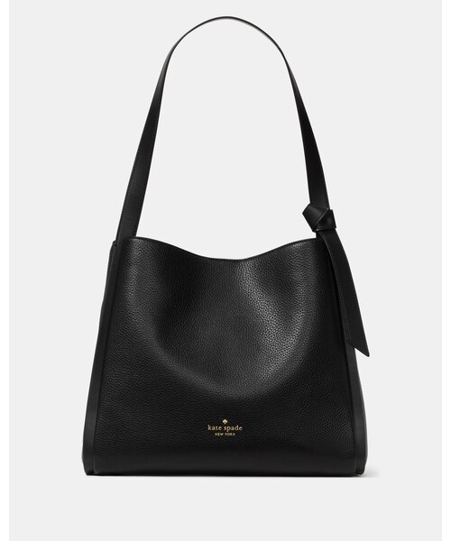【新品】kate spade 黒 ノットラージトート バッグ ノット ラージ キャリーオール｜ケイト・スペード ニューヨークの