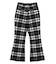 PLAID FLARE PANTS