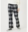 PLAID FLARE PANTS