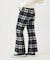 PLAID FLARE PANTS