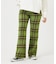 PLAID FLARE PANTS