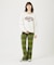 PLAID FLARE PANTS