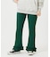 RUFFLE HEM FLARE PANTS