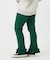 RUFFLE HEM FLARE PANTS