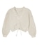 STRIPED RUFFLE COLLAR BLOUSE