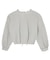 STRIPED RUFFLE COLLAR BLOUSE