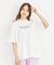 WIDE S/S TEE SLANTED STENCIL