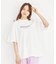 WIDE S/S TEE SLANTED STENCIL